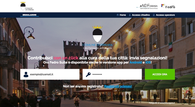 Fedro Suite Comune di Ferrara