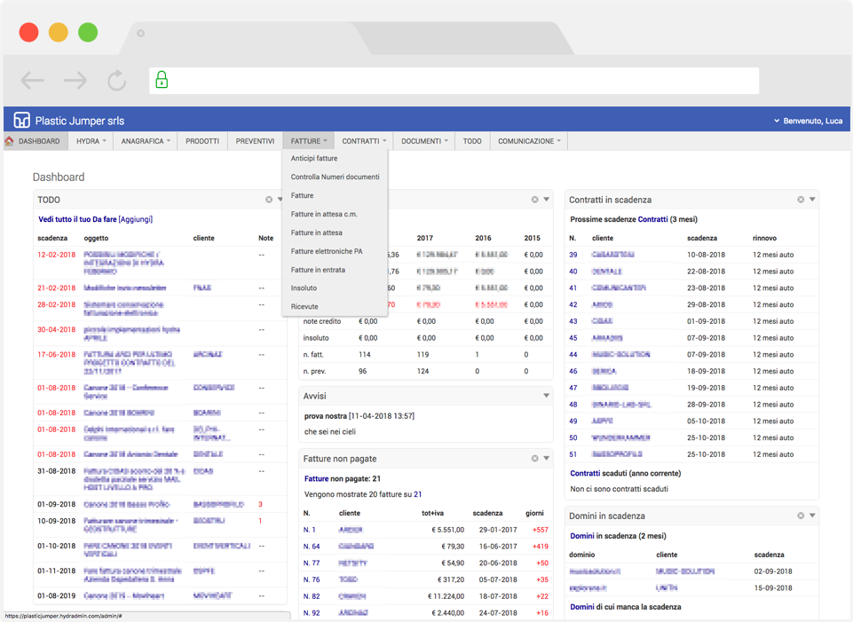 la soluzione web-based per gestire la tua azienda